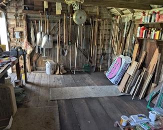 tools, scrap lumber