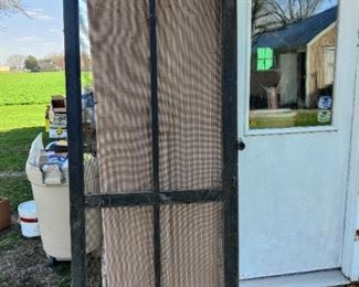 vintage screen door