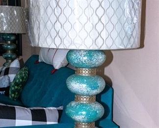 Pair of MCM style lamps
