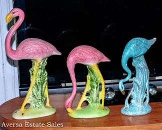 Vintage Flamingos