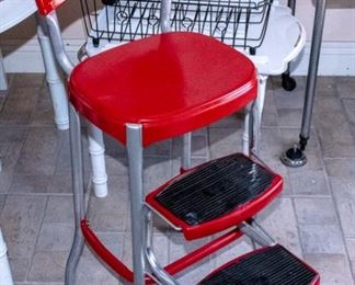 RED COSCO Step Stool
