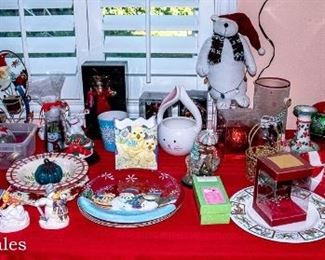 Tables of Ceramics / Glassware