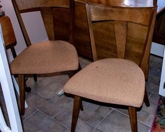 Heywood Wakefield MCM Dining Chairs and Table