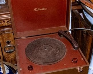 Silvertone Record Player