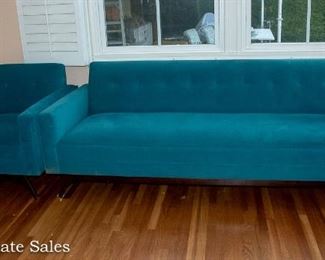 Outstanding MCM style sofa and Chair