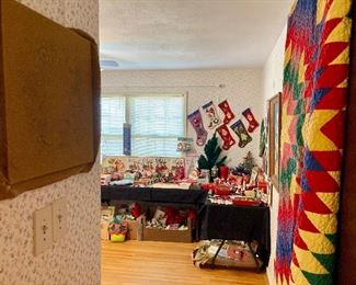 Vintage christmas room
