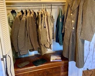WWII military clothing
