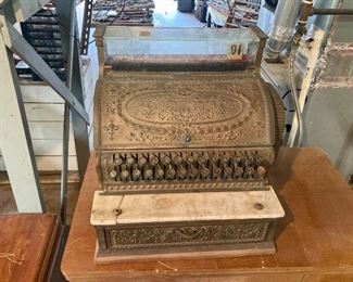 Antique cash register 
