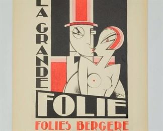 1928 Original Petite Lithograph