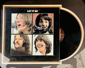 Paul McCartney SIGNED Beatles "Let It Be" Album in Custom Frame