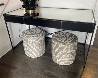 RH Gramercy Mirrored Desk