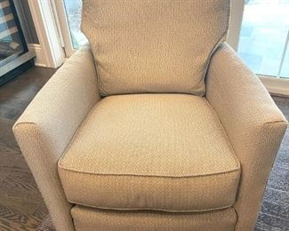 Crate & Barrel Swivel Armchair (Four Available)