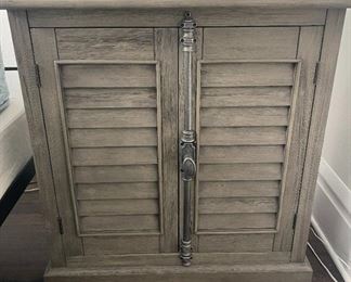Two-Door Shutter Nightstand