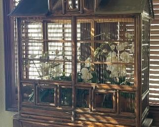 Large Decorative Birdcage on Stand