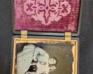 Hand Colored Ambrotype