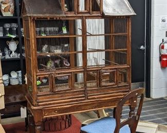 Large Decorative Birdcage on Stand