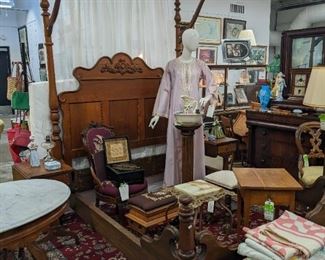 Antique Half-Tester Bed