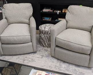 Crate & Barrel Swivel Chairs