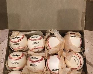 $150- Box of 12 Rawlings baseballs for Lou Brock 3000 hit