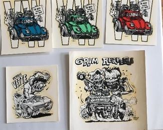 $100 - 1964 Ed Roth water decals for hot rods