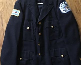 $150 - Hard to find original Chicago Police coat with original buttons from the 1960s
