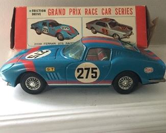 $250 - 1960’s Ferrari metal large car mint with original box