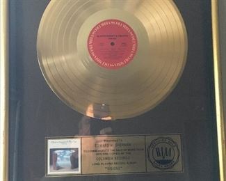 Gladys Knight & the Pips Gold Album given to producer of album