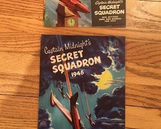 $40 - 2 1940’s Captain Midnight items in great condition 