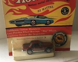 $200 - Original Red Line Hot Wheels on original card - Mercedes 