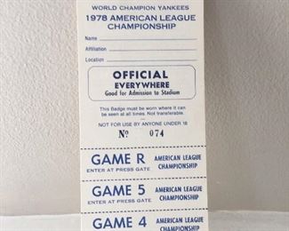 $50 - Complete set of passes for whole series made of lite cardboard 