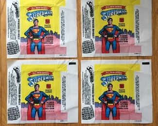 $40 - 1970’s Superman cards wax wrapper approx 32