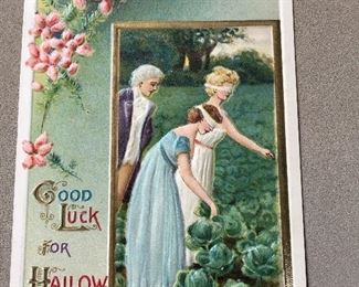 $60 - Early 1900’s Halloween card that is excellent condition 