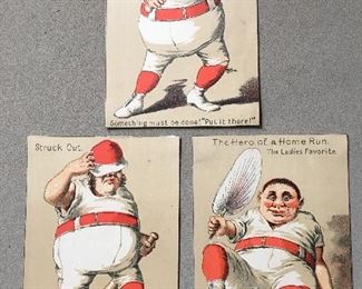$50 - 1880-1900 trade cards with baseball players