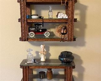 Collectibles and Shelves 