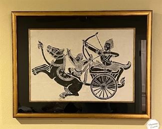 Cambodian Rubbed art