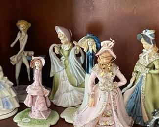 Assorted Lady figurines