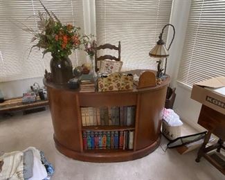 BUY IT NOW! $400 Antique kidney-shaped writing desk 