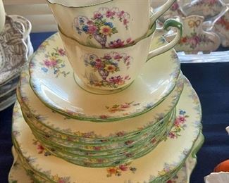 Vintage Haddon Hall, Royal Paragon; Fine Bone China set- England