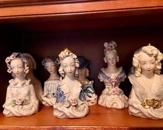 Vintage Cordey Bust Figurines