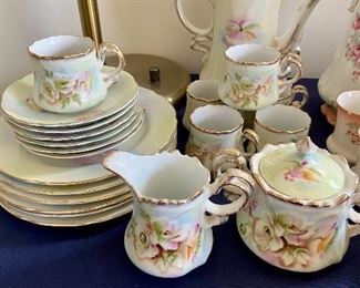 To a Wild Rose - Lefton China Dish Set