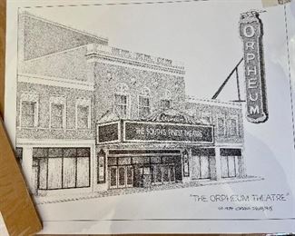 The Orpheum Theatre - Art Print by Craig Thompson