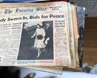 Evening Star Kennedy newspapers
