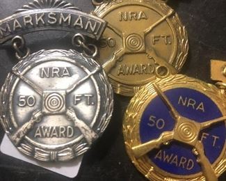 NRA Marksman pins