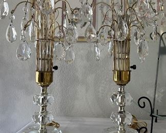 Crystal Table Lamps pr