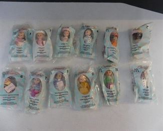 Vintage 2003 McDonald's "Madame Alexander" Complete Set of 10 Dolls + 2 African American Dolls - 12 in All