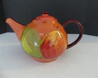 Rommel Nueva for Saparna Large Teapot with Fruit Design