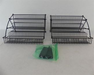 Pair of Rubbermaid In-Cabinet Pull Down Spice Racks with Mounting Hardware