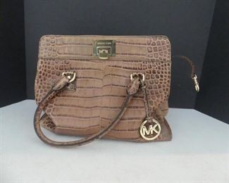 Michael Kors Light Brown Alligator Purse