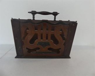 Antique Sheet Music Caddy/Magazine Rack