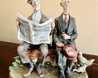 Capodimonte figural sculpture by Giuseppe Cappe